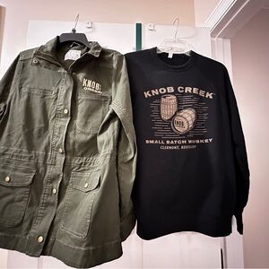 Knob creek jacket and sweatshirt